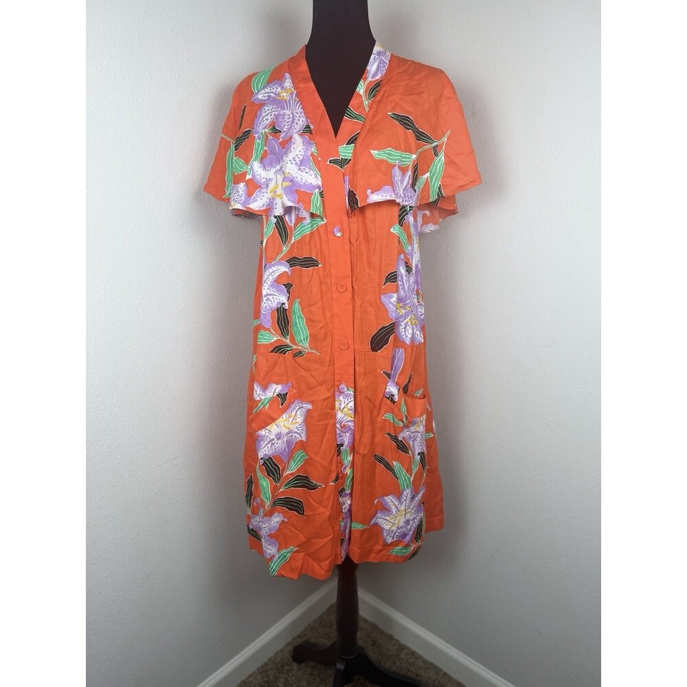 Diane Von Furstenberg Argos Clementine Floral Open Back Dress